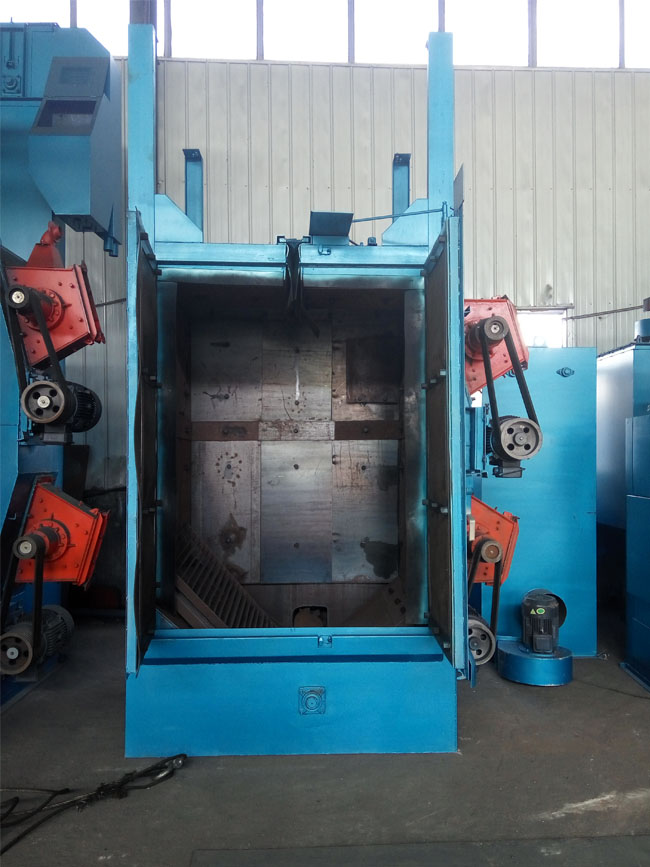 Q376吊鉤式拋丸機展示圖 Q376吊鉤式拋丸機展示圖