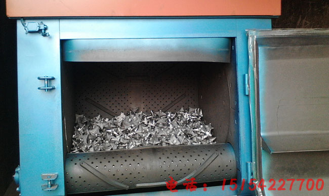 Q326履帶式拋丸機清理工件 Q326履帶式拋丸機清理工件