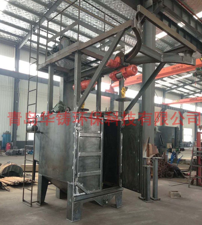 農機拋丸機發(fā)貨前試機圖 農機拋丸機發(fā)貨前試機圖