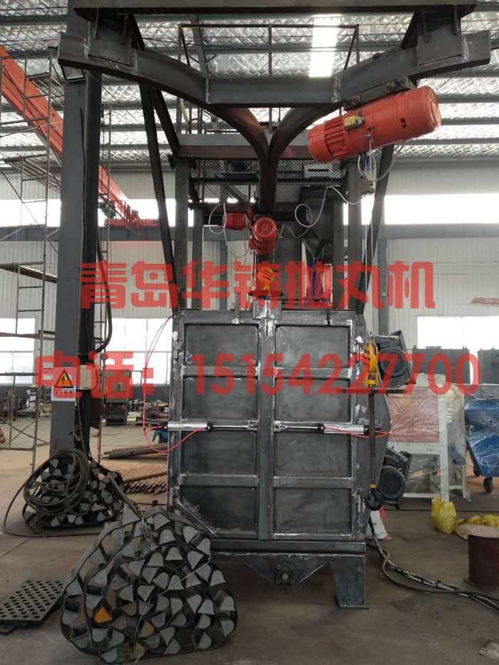Q378吊鉤式拋丸機(jī)展示圖 Q378吊鉤式拋丸機(jī)展示圖