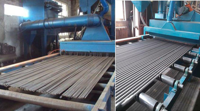 線材拋丸機，清理機器圖