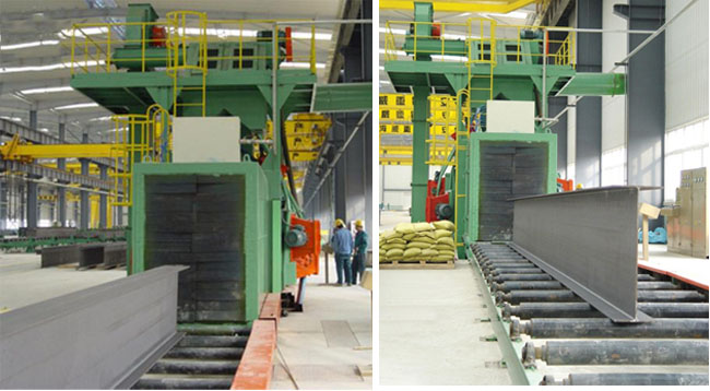 H型鋼通過式拋丸機 H型鋼通過式拋丸機